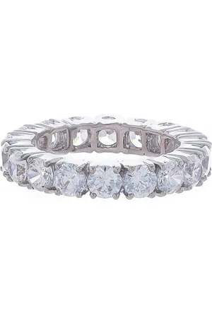 FANTASIA BY DESERIO 14kt gold vermeil eternity band ring