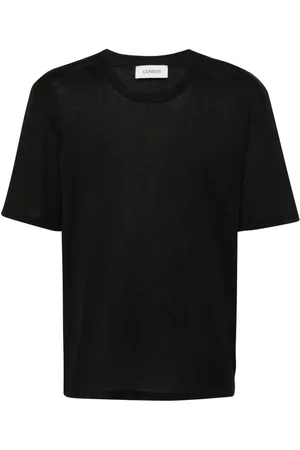 LANEUS Plain cotton T-shirt
