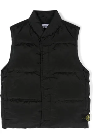 Stone Island Logo-patch padded gilet