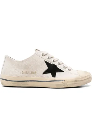 Golden Goose Star-patch canvas sneakers