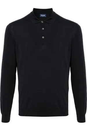 DRUMOHR Fine-knit polo shirt