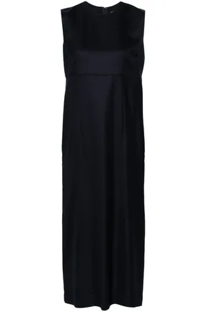 Comme des Garçons Sleeveless wool-blend midi dress
