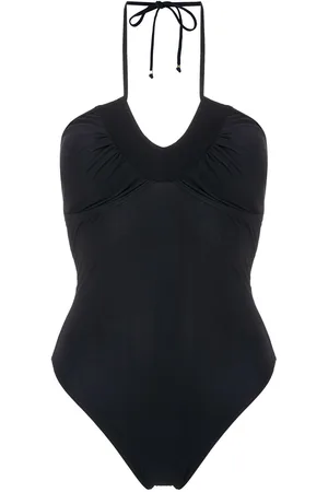 AMIR SLAMA Gathered open back one piece