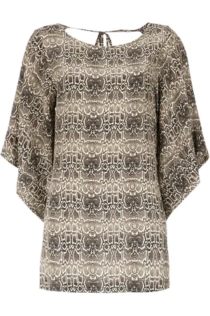 AMIR SLAMA Silk beach dress
