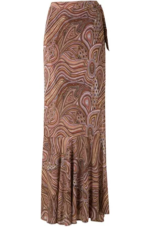 AMIR SLAMA Marajoara wrap skirt