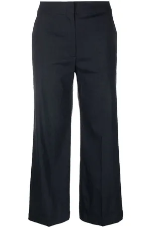 THEORY Straight-leg cropped trousers