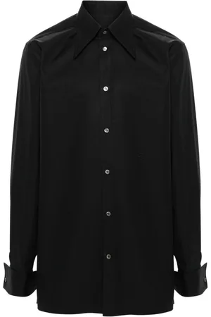 Maison Margiela Embroidered-motif cotton shirt