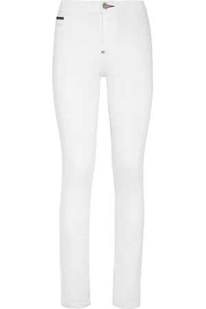Philipp Plein Logo-plaque skinny-cut jeans