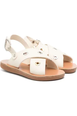 Ancient Greek Sandals Little Maria Eyelets leather sandals