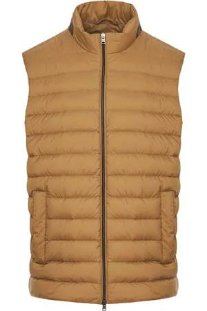 HERNO Logo-print padded gilet