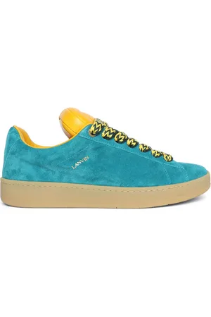 Lanvin X Future Hyper Curb suede sneakers
