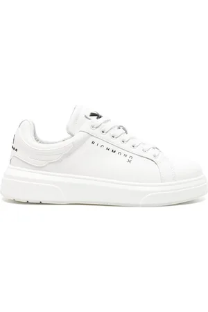John Richmond Logo-print leather sneakers