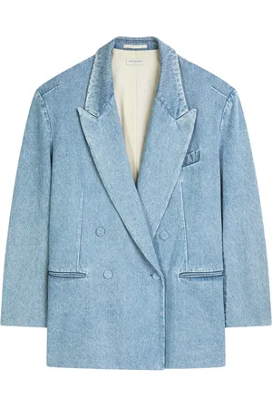 DRIES VAN NOTEN Double-breasted denim blazer
