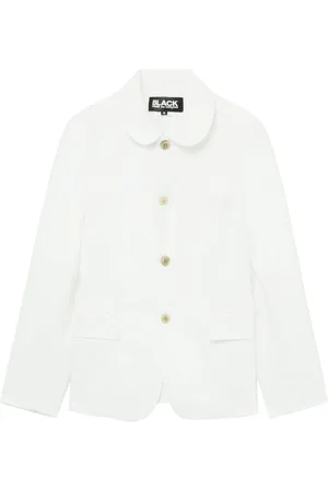Comme des Garçons Rounded-collar single-breasted jacket