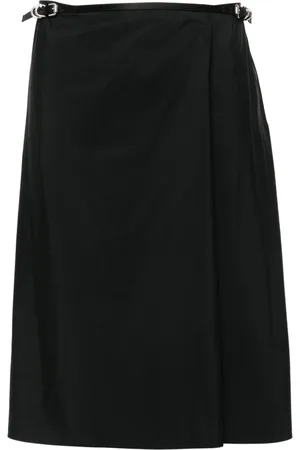 Givenchy Voyou taffeta wrap skirt