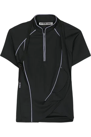 Hyein Seo Contrast-trim twisted T-shirt