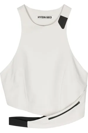 Hyein Seo Strap-detail halterneck tank top