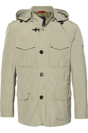 FAY Mock-neck hooded jacket