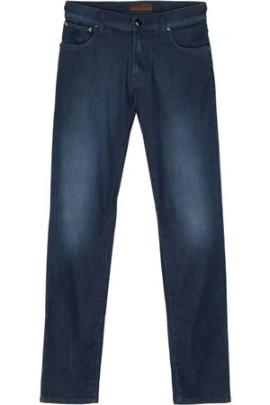 corneliani Mid-rise straight-leg jeans