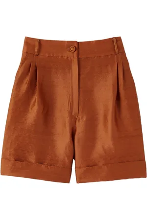 Destree Daniel pleat-detailing shorts