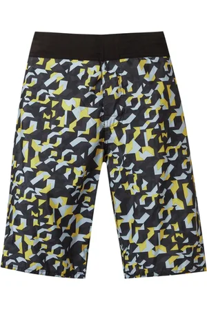 AMIR SLAMA Geometric-print swim shorts