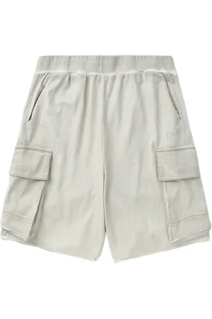 Izzue Cold-dye cotton cargo shorts