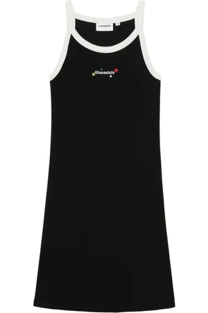 Chocoolate Logo-print sleeveless dress