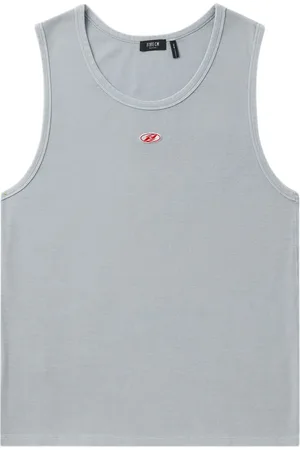 FIVE CM Logo-appliqué round-neck tank top