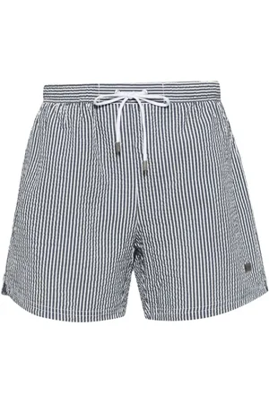 HUGO BOSS Velvetfish striped swim shorts