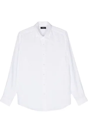 THEORY Irving linen shirt