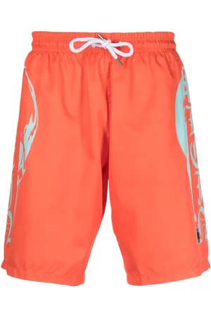 Philipp Plein Graphic-print beach shorts