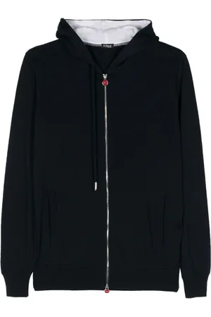 Kiton Cotton zip-up hoodie