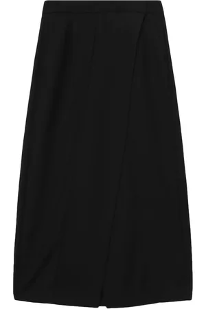 B+AB Wrap A-line maxi skirt