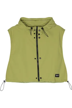 FIVE CM Drawstring hooded gilet