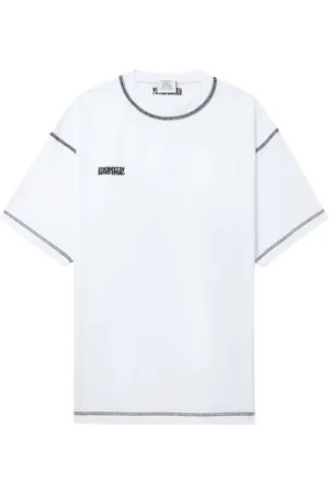 Vetements Contrast-stitching cotton T-shirt