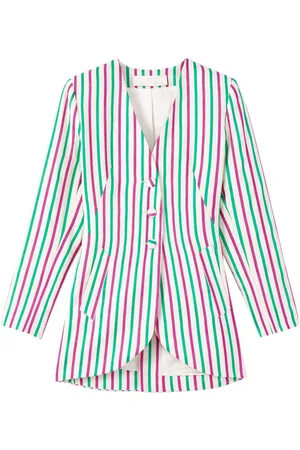 Destree Bridget stripe-pattern blazer