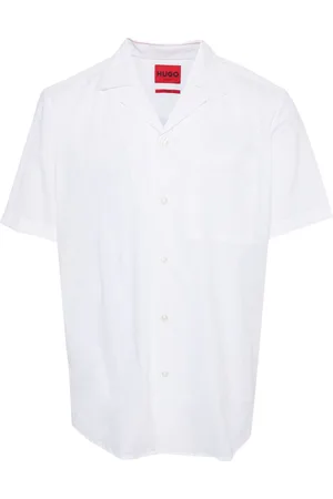 HUGO BOSS Short-sleeved cotton shirt