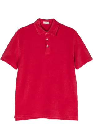 ALTEA Towelling-finish polo shirt