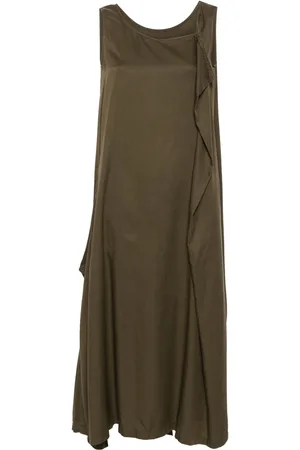YOHJI YAMAMOTO V-neck sleeveless maxi dress