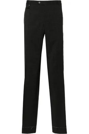 corneliani Mid-rise tailored wool trousers