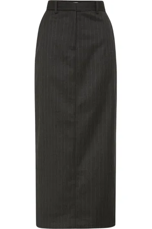 Rebecca Vallance Gilles pinstripe pencil midi skirt