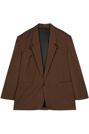 EgonLab Striped single-breasted blazer