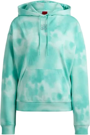HUGO BOSS Tie-dye cotton terry hoodie