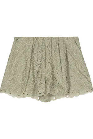DICE KAYEK Broderie anglaise cotton shorts