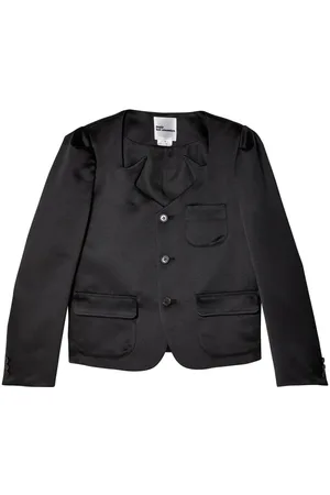 NOIR KEI NINOMIYA Satin single-breasted blazer