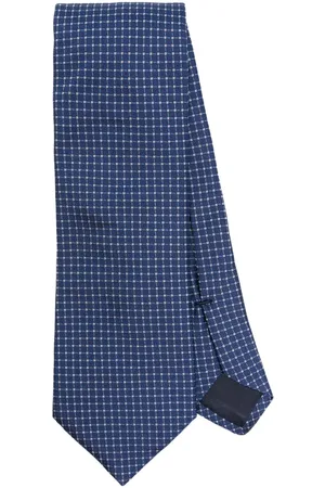 corneliani Patterned-jacquard silk tie