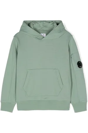 C.P. Company Lens-embellished cotton hoodie