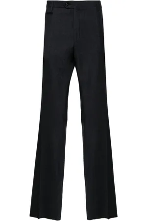 corneliani Checked tailored wool trousers