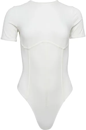 FLEUR DU MAL Organic-cotton T-shirt bodysuit
