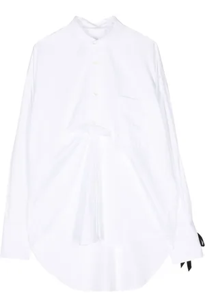 Marina Yee Draped cotton shirt